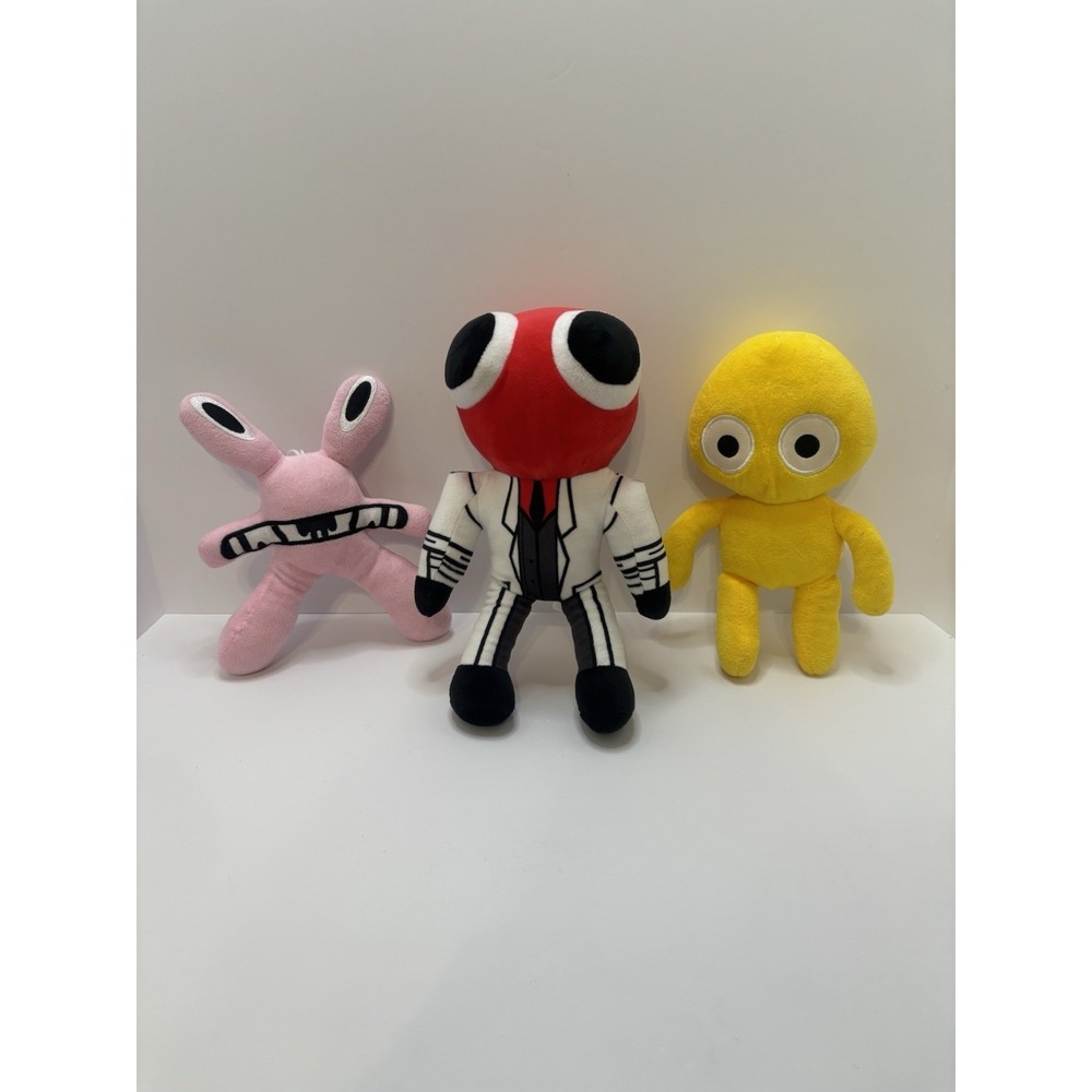 Rainbow Friends 3 Plushy Lot Stuffed‎ Animals